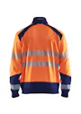 Blaklader 3558 Sweatshirt mit durchgehendem Reißverschluss, High-Vis Vorschaubild