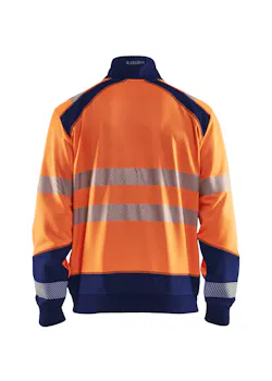 Blaklader 3558 Sweatshirt Rits High Vis Reflecterend miniatuur