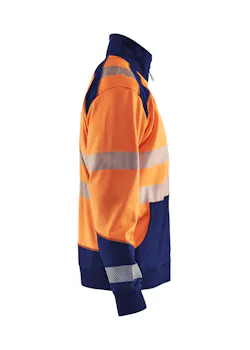 Blaklader 3558 Sweatshirt Rits High Vis Reflecterend miniatuur