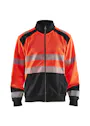 Blaklader 3558 Sweatshirt mit durchgehendem Reißverschluss, High-Vis Vorschaubild