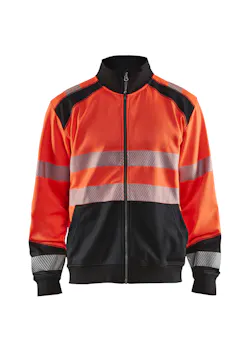 Blaklader 3558 Sweatshirt Rits High Vis Reflecterend miniatuur
