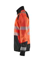 Blaklader 3558 Sweatshirt mit durchgehendem Reißverschluss, High-Vis Vorschaubild