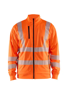 Blåkläder 3563 High Visibility Sweatshirt met Rits