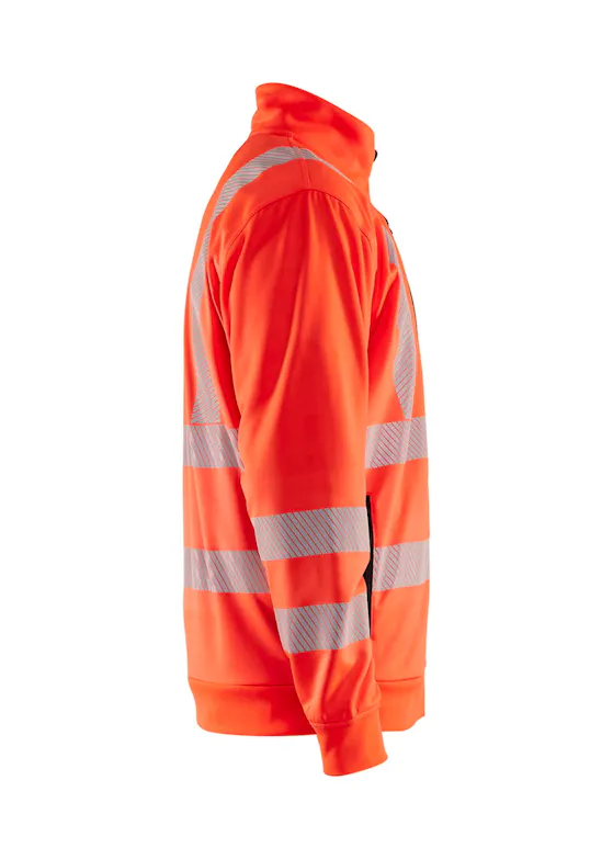 Blåkläder 3563 High-Visibility-Sweatshirt mit Reißverschluss