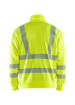 Blåkläder 3564 High Visibility Sweatshirt Halve Rits miniatuur