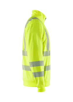 Blåkläder 3564 High Visibility Sweatshirt Halve Rits miniatuur