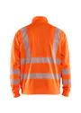 Blåkläder 3564 High Visibility Sweatshirt Halve Rits miniatuur