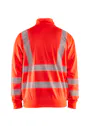 Blåkläder 3564 High Visibility Sweatshirt Halve Rits miniatuur