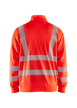 Blåkläder 3564 High Visibility Sweatshirt Halve Rits miniatuur