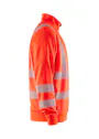 Blåkläder 3564 High Visibility Sweatshirt Halve Rits miniatuur
