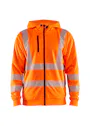 Blåkläder 3565 High Visibility Hoodie met Rits miniatuur