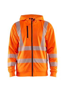 Blåkläder 3565 High Visibility Hoodie met Rits