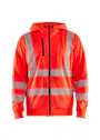 Blåkläder 3565 High Visibility Hoodie met Rits miniatuur