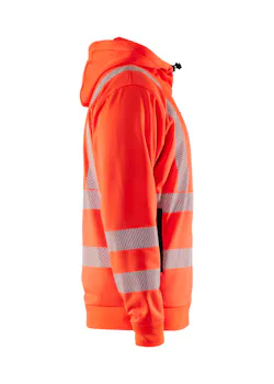 Blåkläder 3565 Hoodie High Visibility Rits Reflecterend D-ring miniatuur