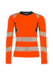 High Vis Oranje/Marineblauw