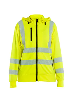 Blaklader 3574 Sweatshirt pour femmes haute visibilité avec capuche amovible