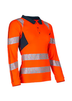 SYNQ Obvias Long 357WA2MT3 Werkpolo UV-Bescherming Dames miniatuur