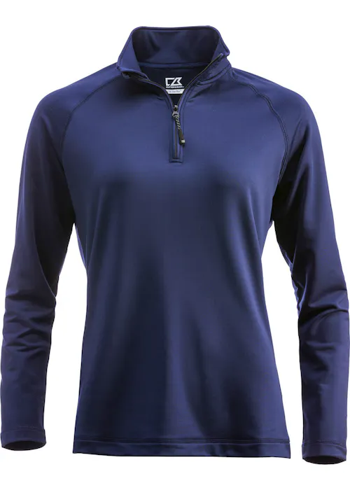 Cutter & Buck Coos Bay 358401 sweat-shirt demi-zip Stretch pour femmes