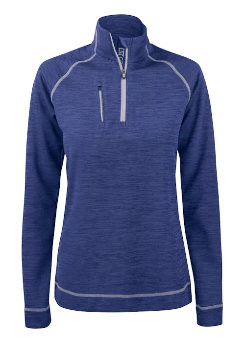 Cutter & Buck Chambers 358413 Sweat-shirt demi-zip coupe standard pour femmes