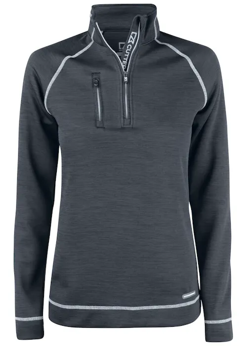 Cutter & Buck Chambers 358413 Sweat-shirt demi-zip coupe standard pour femmes
