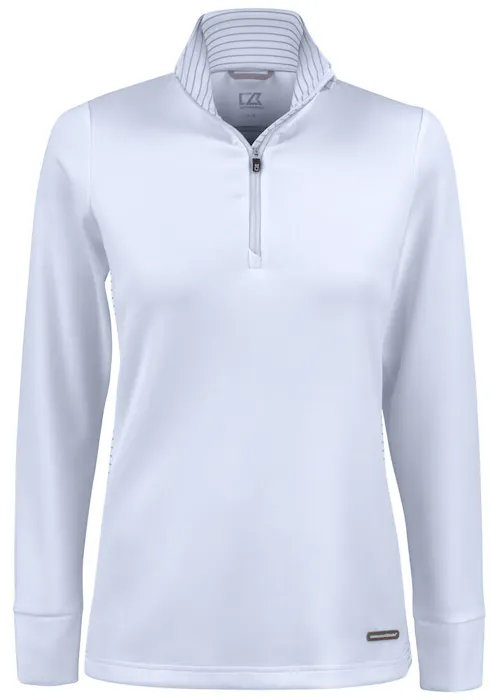 Cutter & Buck Traverse 358417D Longsleeves Half Zip UV-bescherming Dames