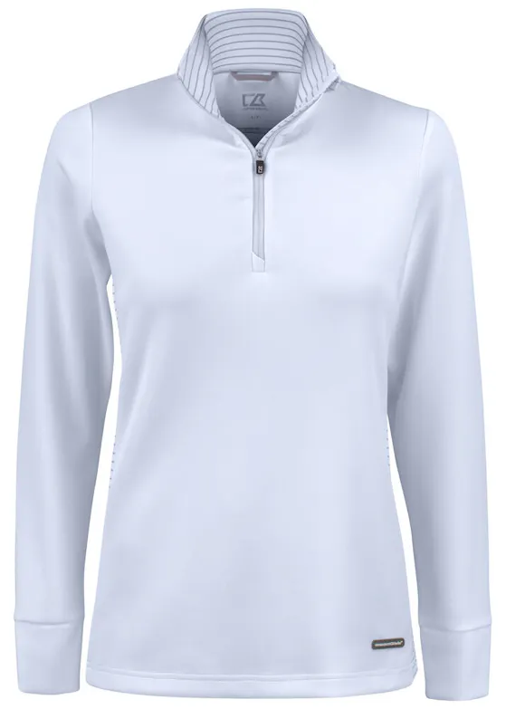 Cutter & Buck Traverse 358417D Longsleeves Half Zip UV-bescherming Dames