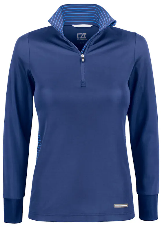 Cutter & Buck Traverse 358417D Longsleeves Half Zip UV-bescherming Dames