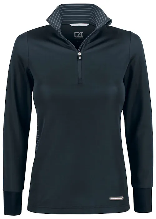Cutter & Buck Traverse 358417D Longsleeves Half Zip UV-bescherming Dames