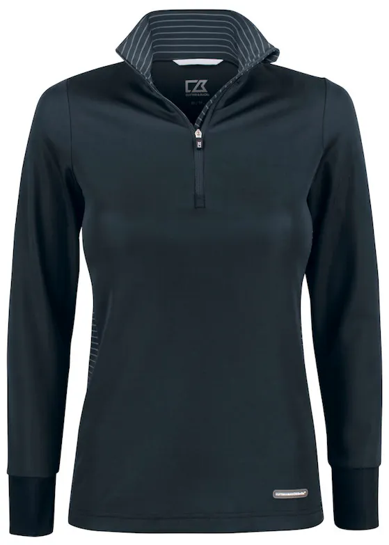 Cutter & Buck Traverse 358417D Longsleeves Half Zip UV-bescherming Dames