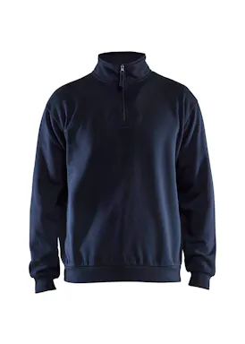 Blåkläder 3587 Sweatshirt mit halbem Reißverschluss