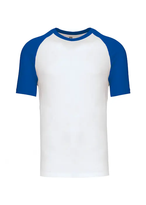 Kariban T-shirt baseball K330 à deux couleurs coupe standard Regular Fit