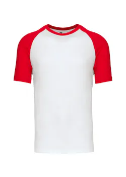 Kariban T-shirt baseball K330 à deux couleurs coupe standard Regular Fit thumbnail (vignette)