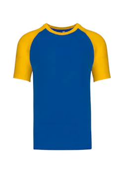 Kariban T-shirt baseball K330 à deux couleurs coupe standard Regular Fit thumbnail (vignette)