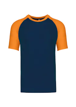 Kariban T-shirt baseball K330 à deux couleurs coupe standard Regular Fit thumbnail (vignette)