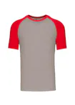 Light Grey/Red