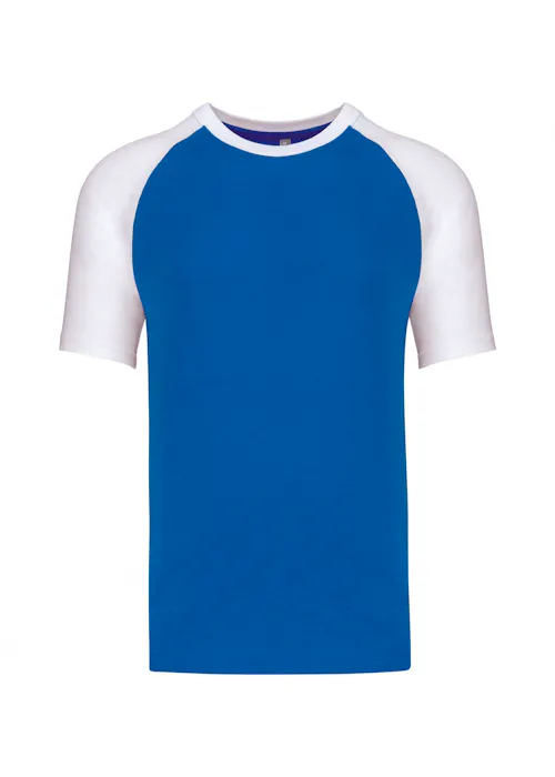 Kariban T-shirt baseball K330 à deux couleurs coupe standard Regular Fit