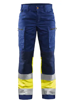 Blaklader 7161 Pantalon de travail High Vis pour femmes avec stretch thumbnail (vignette)