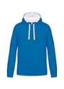 Kariban K446 Sweatshirt hooded, kontrastfarbene Kapuze Regular Fit Vorschaubild