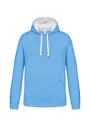 Kariban K446 Sweatshirt hooded, kontrastfarbene Kapuze Regular Fit Vorschaubild