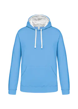 Kariban K446 Sweat-shirt à capuche contrastée coupe standard thumbnail (vignette)
