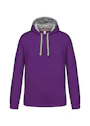 Kariban K446 Sweatshirt hooded, kontrastfarbene Kapuze Regular Fit Vorschaubild