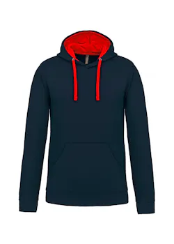 Kariban K446 Sweat-shirt à capuche contrastée coupe standard thumbnail (vignette)