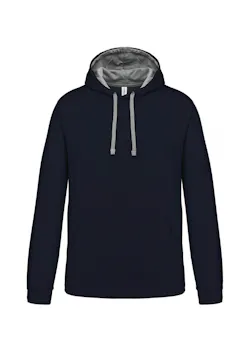Kariban K446 Sweat-shirt à capuche contrastée coupe standard thumbnail (vignette)