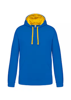 Kariban K446 Sweat-shirt à capuche contrastée coupe standard thumbnail (vignette)