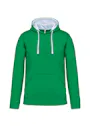 Kariban K446 Sweatshirt hooded, kontrastfarbene Kapuze Regular Fit Vorschaubild