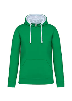Kariban K446 Sweat-shirt à capuche contrastée coupe standard thumbnail (vignette)