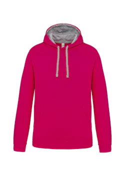 Kariban K446 Sweat-shirt à capuche contrastée coupe standard thumbnail (vignette)