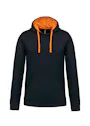 Kariban K446 Sweatshirt hooded, kontrastfarbene Kapuze Regular Fit Vorschaubild