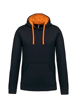 Kariban K446 Sweat-shirt à capuche contrastée coupe standard thumbnail (vignette)