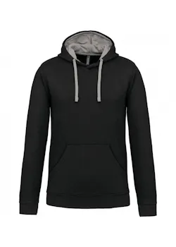 Kariban K446 Sweater Hooded Gecontrasteerde Capuchon Regular Fit